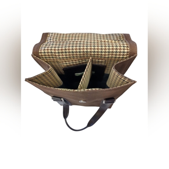 CUTTER & BUCK Brown Leather Wine Bag NWT - Picture 3 of 3